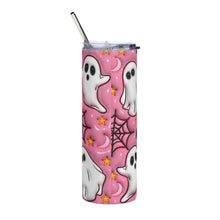 Load image into Gallery viewer, Cute Pink Ghost Tumbler
