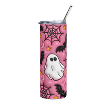 Load image into Gallery viewer, Cute Pink Ghost Tumbler