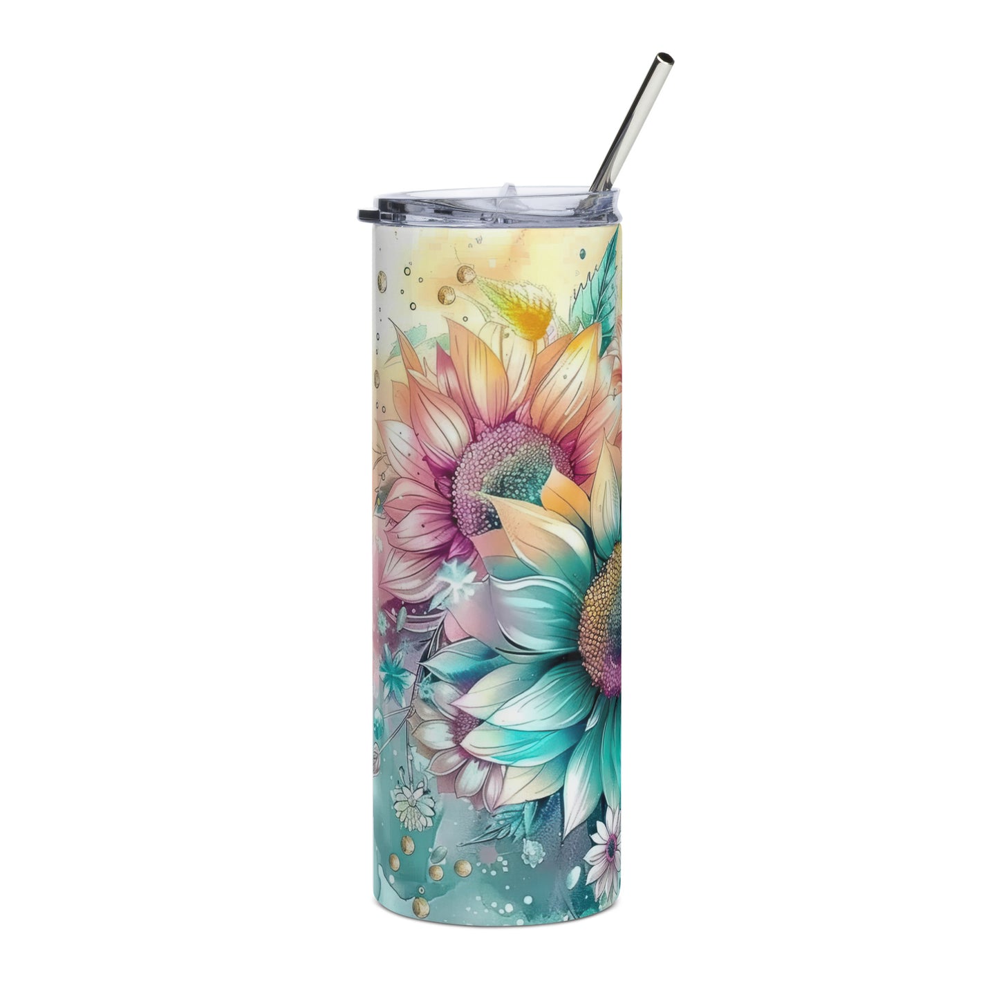 Pastel Sunflower Tumbler