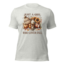 Load image into Gallery viewer, Just A Girl Who Loves Fall T-Shirt