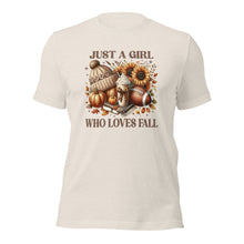 Load image into Gallery viewer, Just A Girl Who Loves Fall T-Shirt