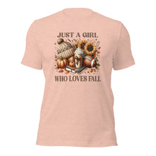 Load image into Gallery viewer, Just A Girl Who Loves Fall T-Shirt