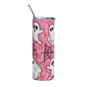 Cute Pink Ghost Tumbler