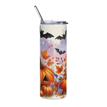 Load image into Gallery viewer, Halloween Highland Cow Tumbler
