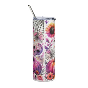 Bats & Pumpkins Cute Tumbler