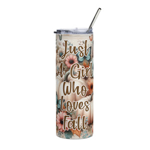 Just A Girl Fall Tumbler
