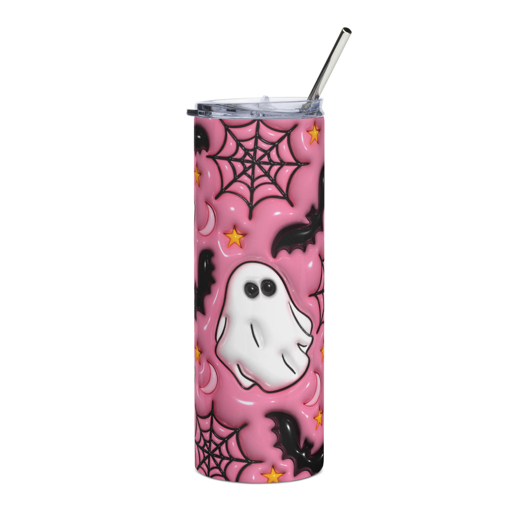 Cute Pink Ghost Tumbler