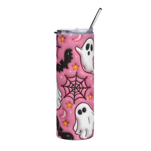 Cute Pink Ghost Tumbler