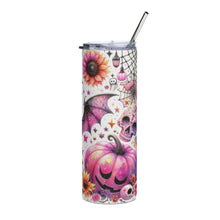 Load image into Gallery viewer, Bats &amp; Pumpkins Cute Tumbler
