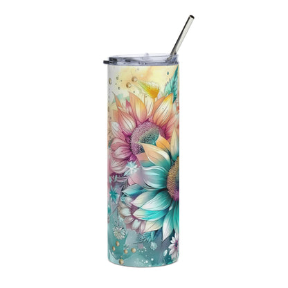 Pastel Sunflower Tumbler