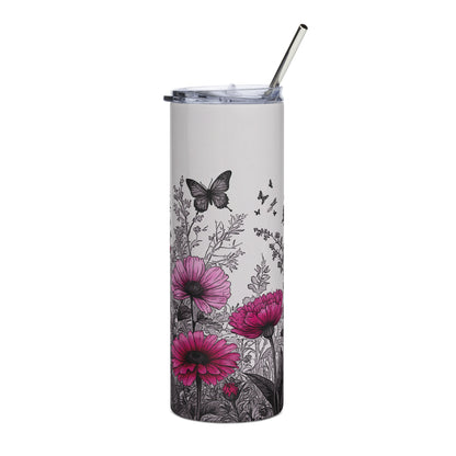 Vignette Butterfly Garden Tumbler