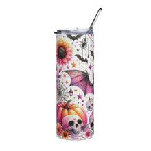 Load image into Gallery viewer, Bats &amp; Pumpkins Cute Tumbler
