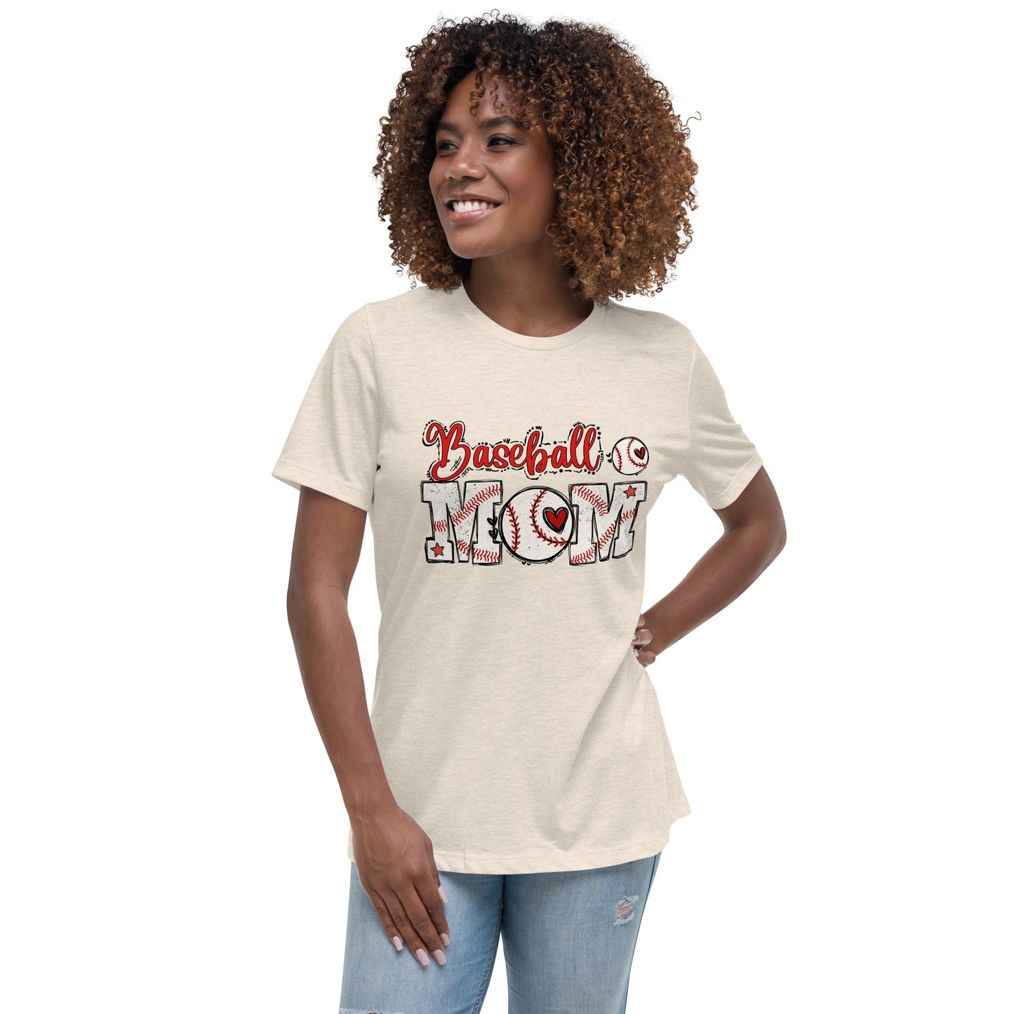 Baseball Mom Relaxed T-Shirt